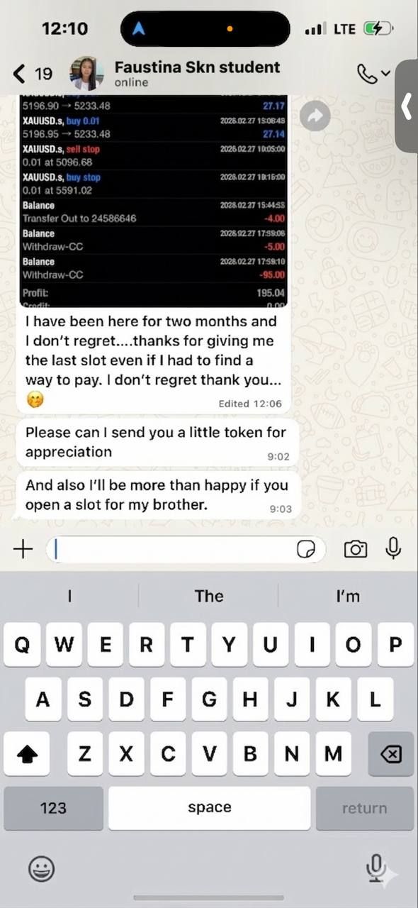 Faustina's ₦280k result